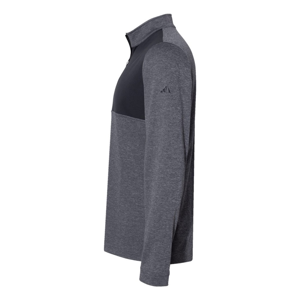Adidas Men's Lightweight 1/4 zip Pullover - Picture 3 of 4
